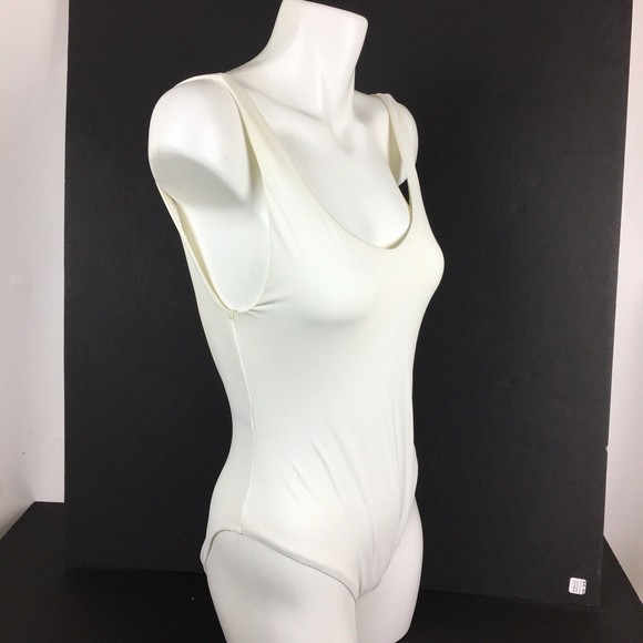 New VICTORIA'S SECRET Low Back Swimsuit Women's Size 10 White Bridal Sexy - Picture 10 of 10